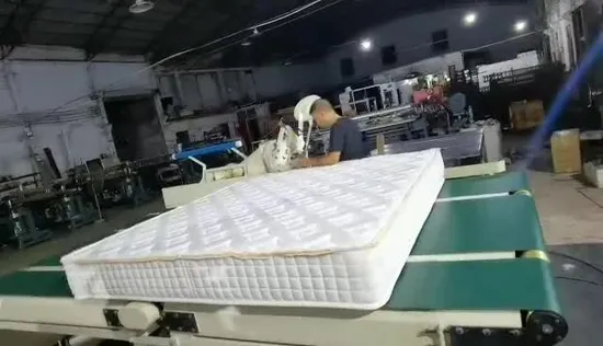 Machine automatique de couture de matelas