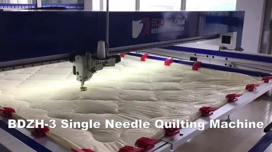 Machine de quilting informatisée à grande vitesse avec une seule aiguille et un seul fil