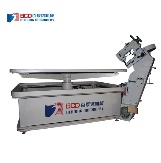 Machine à point de chaînette pour bordures de matelas à haute portance