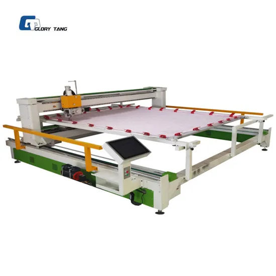 Machine de matelassage automatique à grande vitesse, à une seule aiguille et à une seule tête