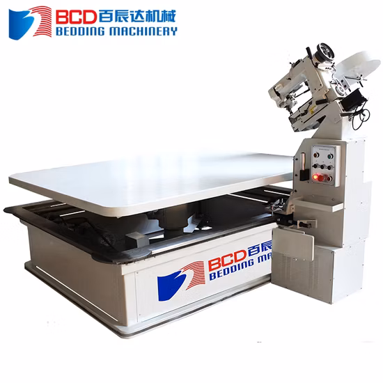Machine manuelle de couture et de cerclage de bordures de matelas de 2,0 kW